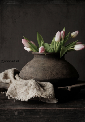 Schilderpaneel Tulpen | Benard's Woonaccessoires | Haal het voorjaar in huis met deze tulpen